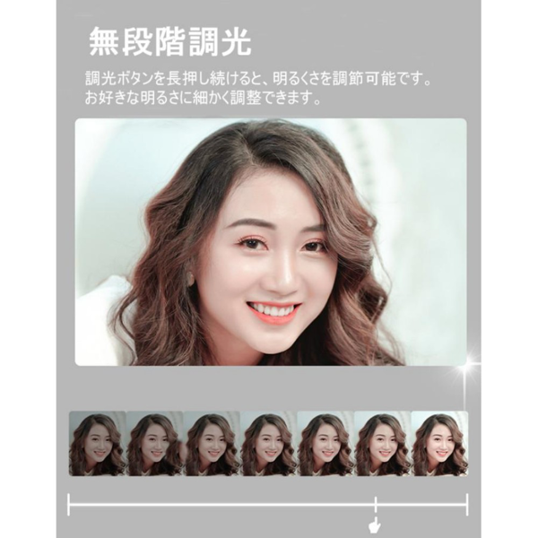 灯泡镜 MR-L616 11颗灯泡 三键三色 白色-8