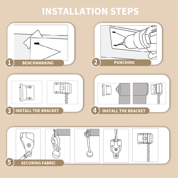 7'X8' 芝麻色HDPE拼接卷帘-4