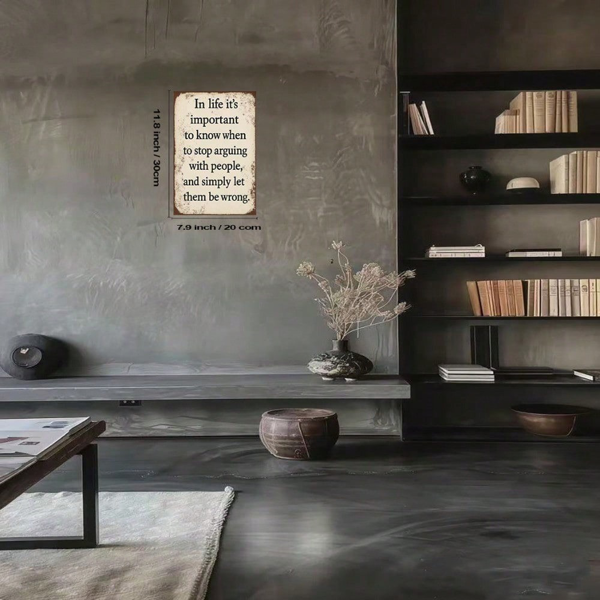 CIFbuy8x12 英寸 ( 20.3x30.5cm )复古风乡村风铝合金标牌Farmhouse适用于家居（TikTok、temu下自提）-3