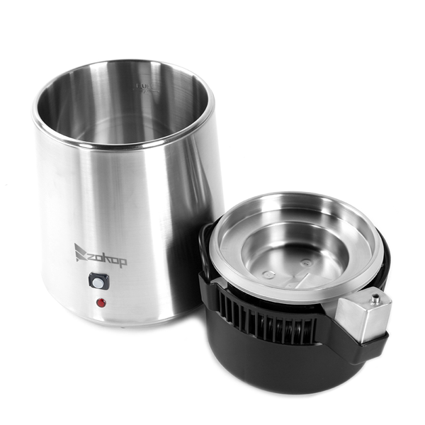 【替换编码： 23124634】英规 ZB-2 4L 蒸馏水机 220V 220V,750W 新温控带玻璃瓶 不锈钢 原色-13