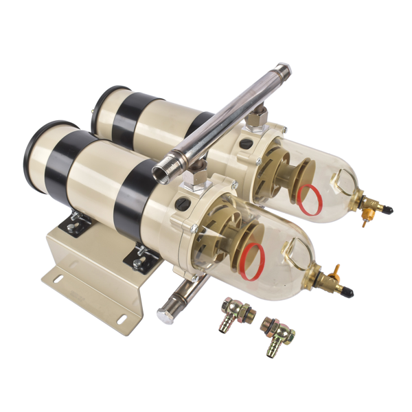 油水分离器 Fuel Filter Water Separator 731000FH, 731000FH10 Replacement for Parker Racor Turbine Series Fuel Filter Dual Oil-Water Separator Assembly Mobile Filtration-4