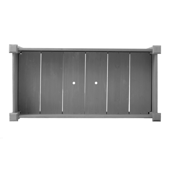 48x24x30英寸带支腿高架式花园种植箱，户外木制花盆，适用于种植花卉、水果、蔬菜和香草植物。-11