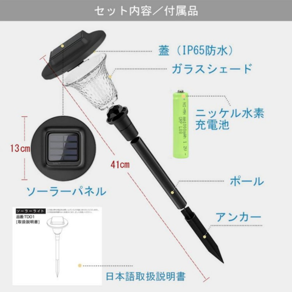 6支装 太阳能草坪灯 SL-828 插地款-2