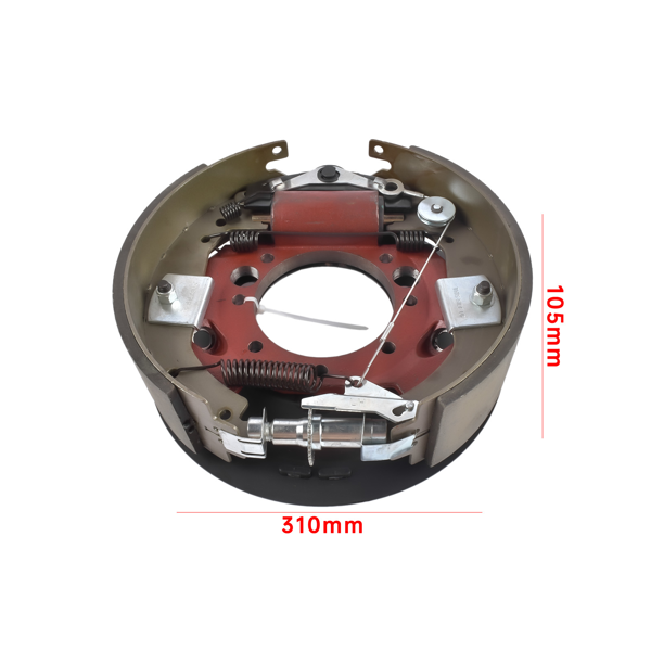 制动器 Dexter K23-410-00 Left Hand Driver Side Hydraulic Brake Assy 12-1/4" x 3-3/8" 9-10K Lbs 7 Bolt 23-410 77-1210H-1 023-410-00-7