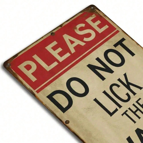 CIFbuy8x12 英寸 ( 20.3x30.5cm )复古风怀旧风铝合金标牌适用于家居（TikTok、temu下自提）-6