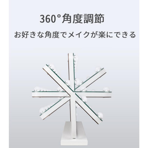 灯泡镜 MR-L616 11颗灯泡 三键三色 白色-3