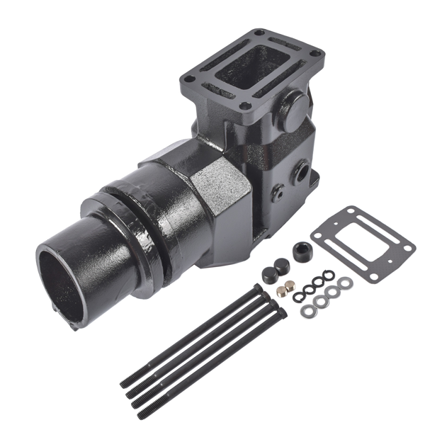 排气歧管 Exhaust Elbow Kit w/Gasket and Mounting Hardware Replacement for Volvo Penta OMC V6 V8 1992-on 913784 3857944 3863061-5