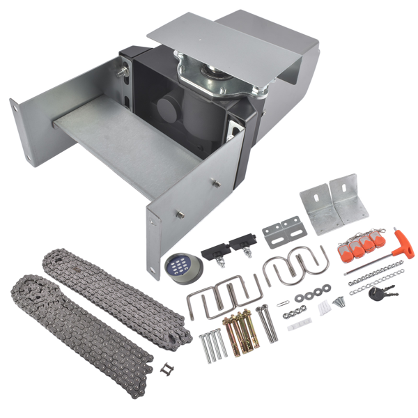 开门机 Automatic Motor Remote Kit Gate Operator for Sliding Gate with Wireless Keyboard-3