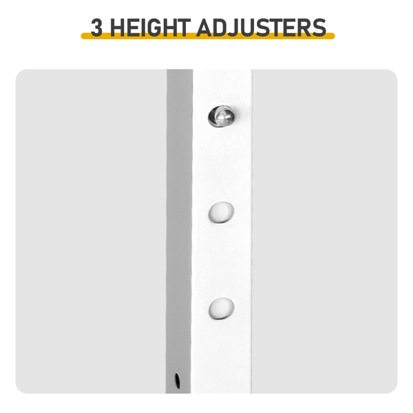 5X5FT 橙白条纹 4围(2围2门)  折叠棚 顶布/围布橙白条纹涂银 210D牛津布 白色喷塑钢管 带2个网格收纳袋 配拎包-16