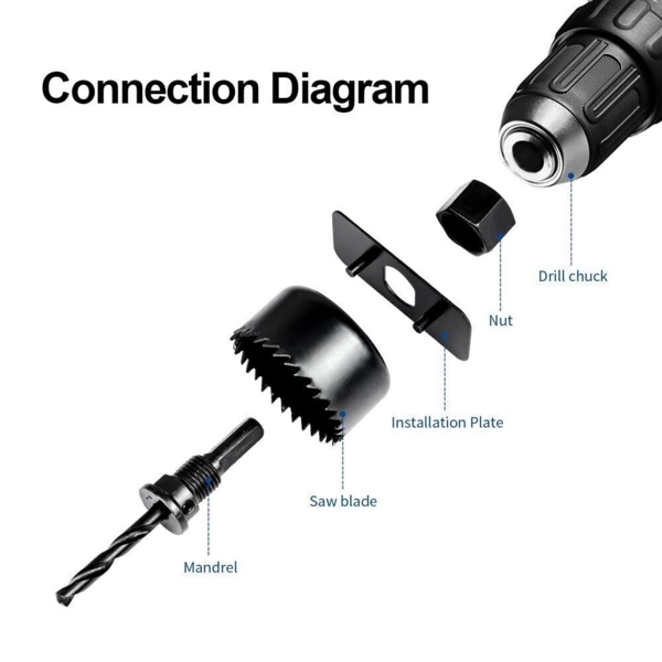 木工开孔工具16pcs-4