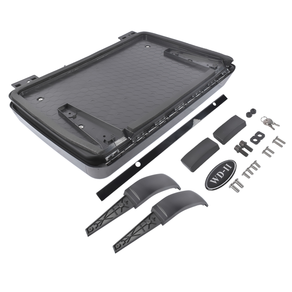 储物箱 Exterior Side Mounted Gear Storage Box Carrier Replacement for Land Rover Defender 110 2020-2025-4