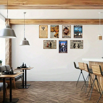 CIFbuy8x12 英寸 ( 20.3x30.5cm )复古风乡村风铝合金标牌（TikTok、temu下自提）