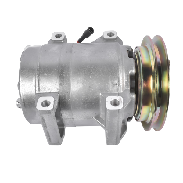 汽车空调压缩机 AC Compressor & A/C Clutch Fit for Isuzu NPR NQR NRR GMC W-Series 2005-2016 12 Volt CW/ CCW 1/ Groove 1/2" Wide V-belt 8980371471 8-98037-147-1-8