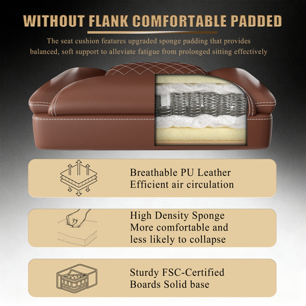 游戏椅，带充气腰托的办公椅，符合人体工学的舒适宽体电脑椅，配有脚凳和联动软扶手，高靠背3D包裹式坐垫-2