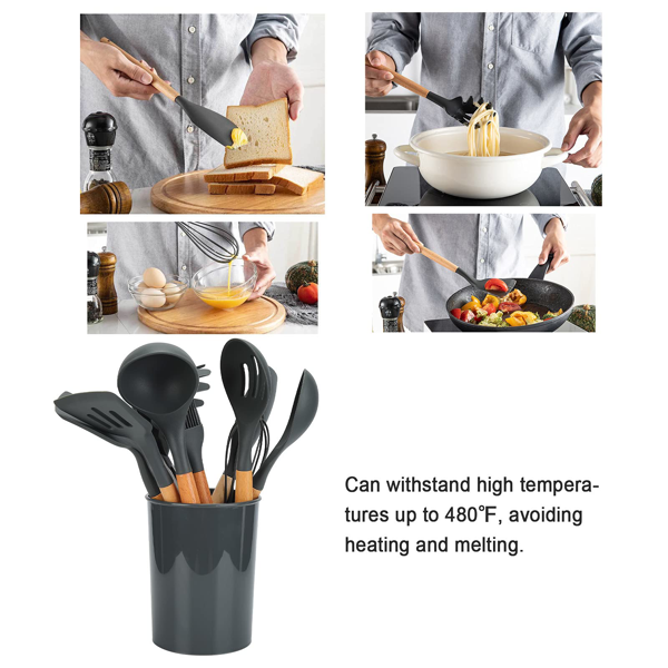 12PCS厨具套装-灰色-4