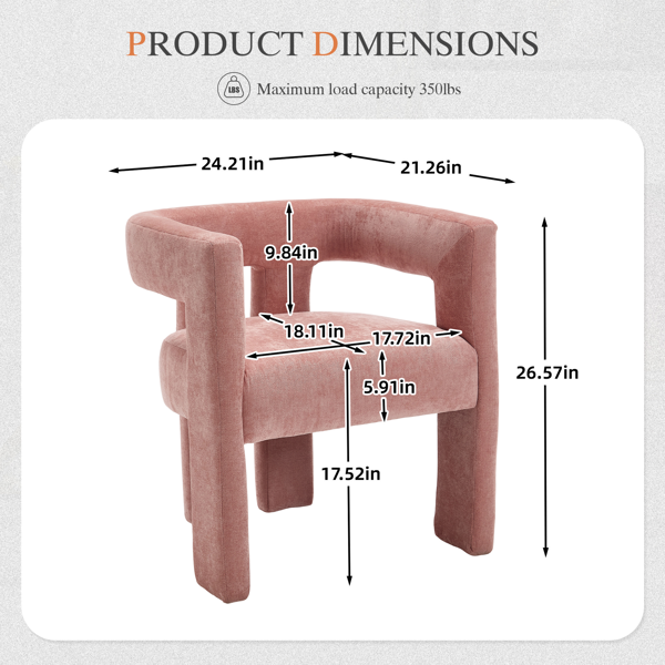 团结就是胜利 现代设计布艺软垫休闲椅/餐椅/桶形边椅 厨房扶手椅 客厅两件套-6