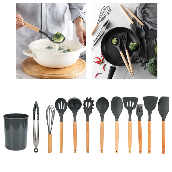 12PCS厨具套装-灰色-1