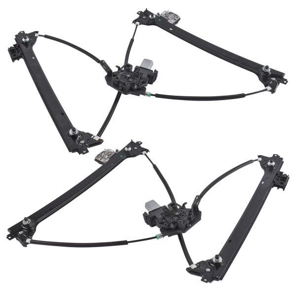 玻璃升降器 Front Left Right Window Regulator with Motor Fit for 2016-2024 Tesla Model X Sport Utility 2Pcs-7
