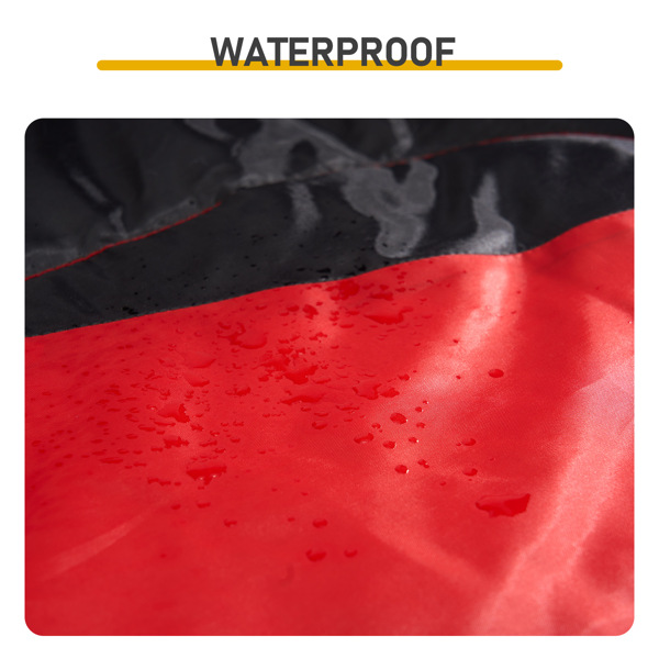 红底黑色箭头 睡袋 涤丝布防水面布 春亚纺透气灰里布 中空棉 210*85cm 戴帽加热款 1500g 三档调温 带收纳袋  温度范围-10-10℃-3