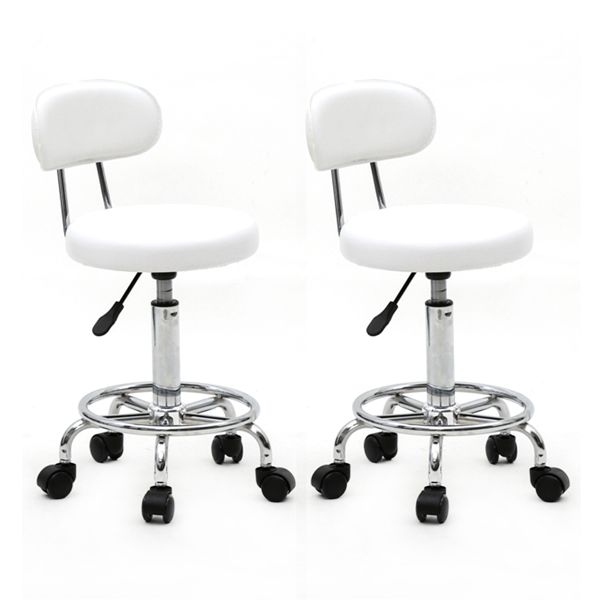 椅子 技师椅 白色 2个装 131306-1