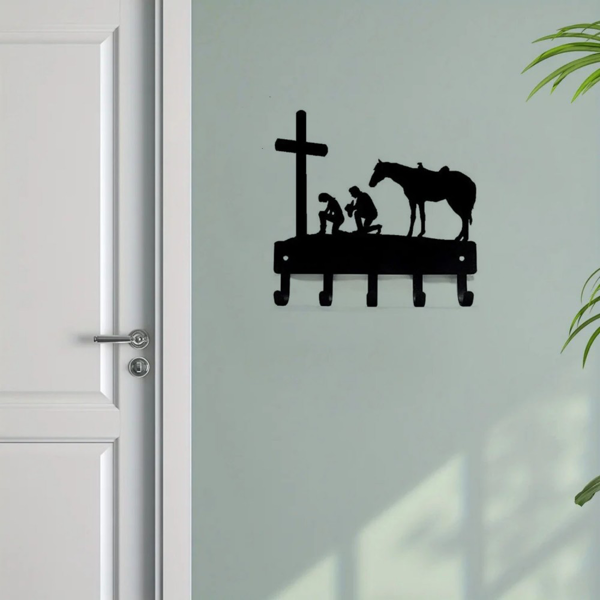 CIFbuy™ 优雅金属墙饰 客厅玄关节日展示装饰（TikTok、temu下自提）-3