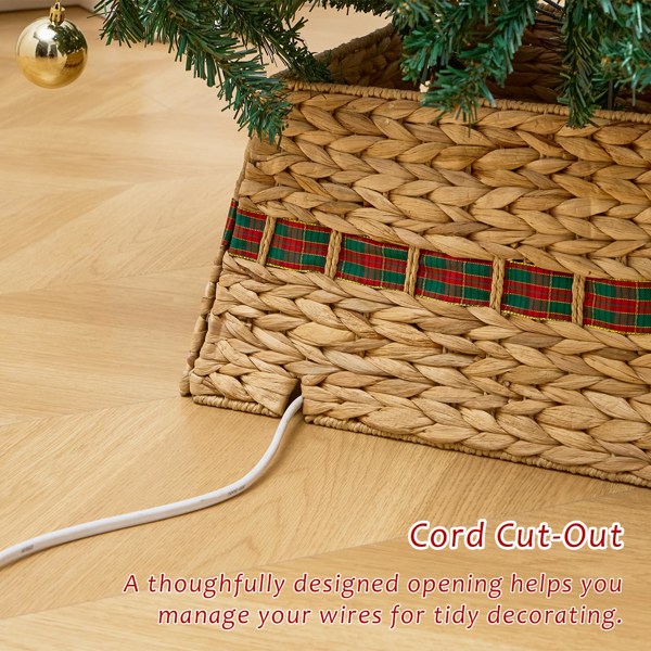 手工编织圣诞树裙-8