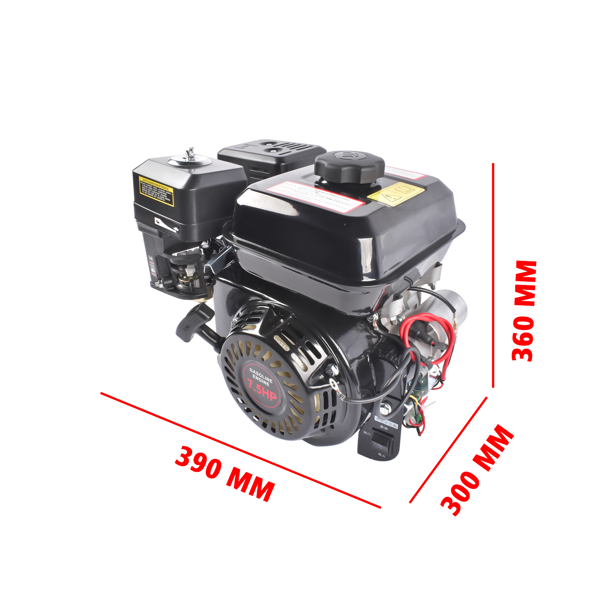 清洗机 Electric Start Horizontal Engine 4-Stroke 7.5HP 212CC Go Kart Gas Engine Motor-12