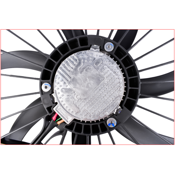 散热器风扇 Radiator Condenser Cooling Fan Fit for Chevrolet Traverse 2018-2020 Buick Enclave 2018-2020 3.6L V6 Black Plastic 84199038 84725046-11