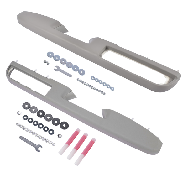 门扶手 Front Left and Right Side Door Armrest Gray for Chevy Avalanche Tahoe Silverado Suburban GMC Sierra Yukon Stainless Steel 20874748 926-740 20874797-4