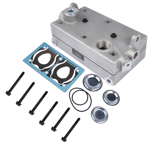 空气压缩机缸盖 Air Brake Compressor Cylinder Head Replacement for Paccar CF75 New Model MX13 MX11 Replace #1696200 1805490 1732080-6