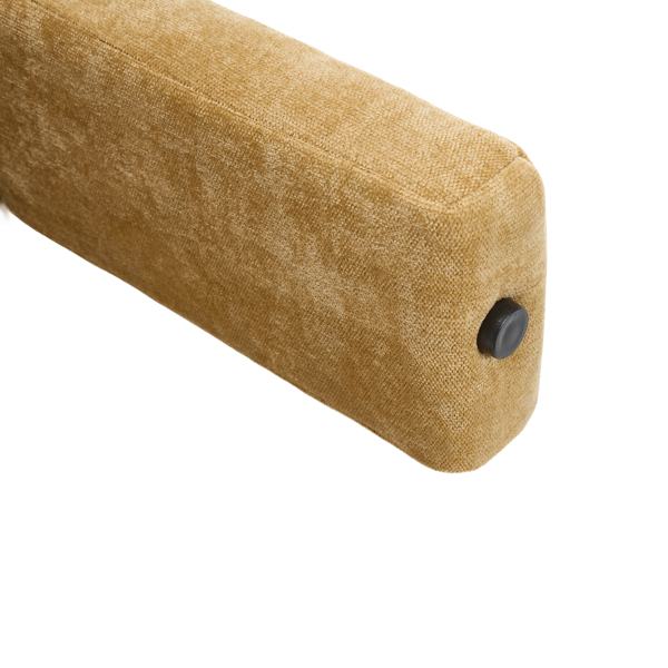 现代风格布艺软垫休闲椅/餐椅/桶形边椅/厨房扶手椅，适用于客厅，2件套-6