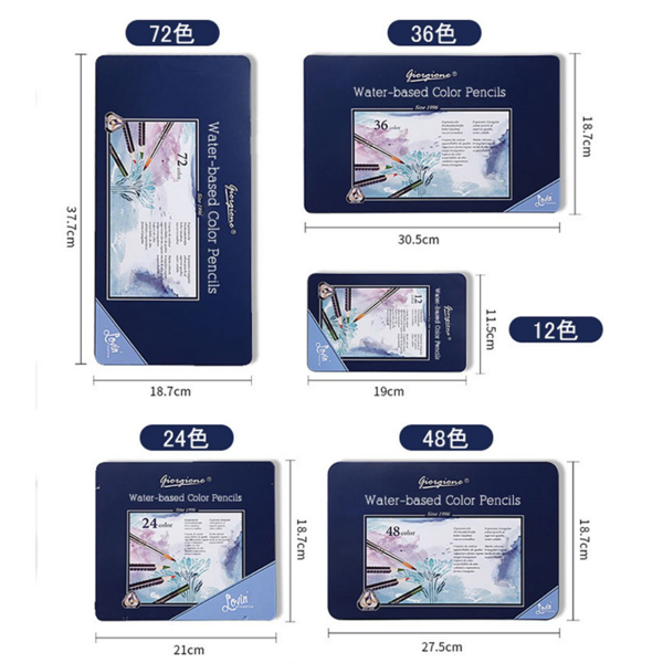 彩铅套装 水溶性G-SR 24色-2