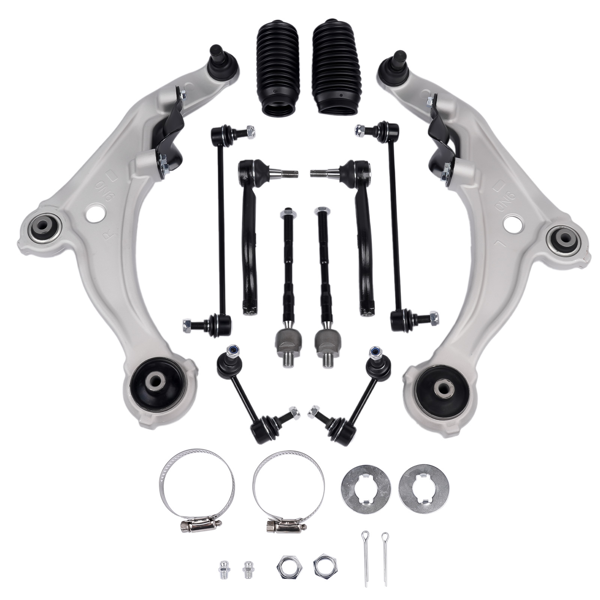 控制臂套装 12Pcs Control Arms Kit Fit for Nissan Maxima Sedan 3.5L V6 GAS DOHC 2009-2014 4-Door Naturally Aspirated K622054 K622059 K750094 K750095-3