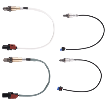 4个氧传感器，适用于福特F-150 2.7L涡轮增压车型（上游+下游），2018-2020款