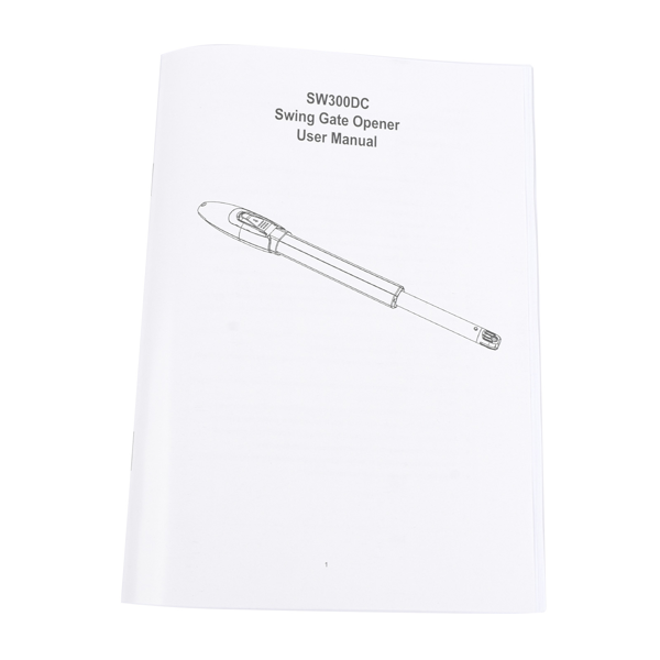 自动开门机 Automatic Dual Swing Gate Opener Kit For Doors up to 660lb with Remote Control-7