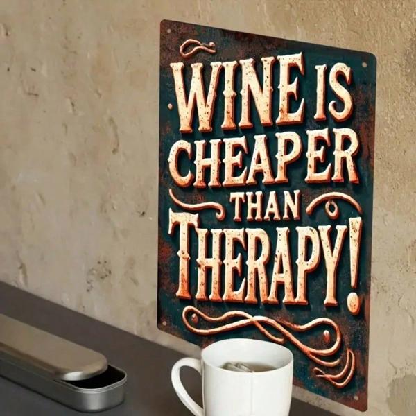 CIFbuy8x12 英寸 ( 20.3x30.5cm )复古风乡村风铝合金标牌适用于家居、酒吧（TikTok、temu下自提）-6