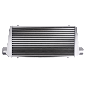通用型中冷器，尺寸600x300x76mm，适用于前置安装 - 管式+翅片式结构，3英寸进/出气口