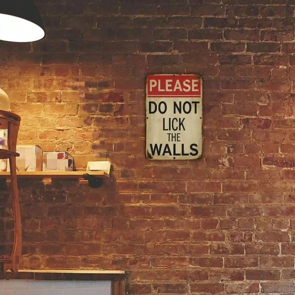 CIFbuy8x12 英寸 ( 20.3x30.5cm )复古风怀旧风铝合金标牌适用于家居（TikTok、temu下自提）-3