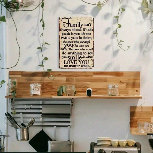 CIFbuy8x12 英寸 ( 20.3x30.5cm )复古风乡村风铝合金标牌Farmhouse适用于家居、Office（TikTok、temu下自提）-4