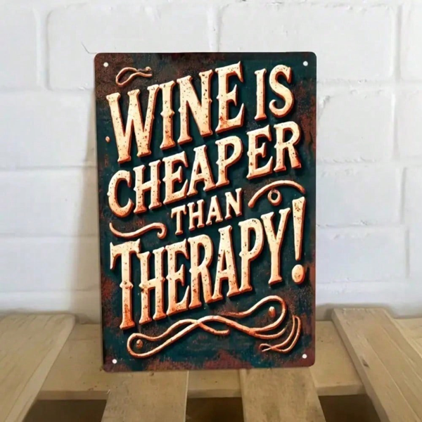 CIFbuy8x12 英寸 ( 20.3x30.5cm )复古风乡村风铝合金标牌适用于家居、酒吧（TikTok、temu下自提）-5