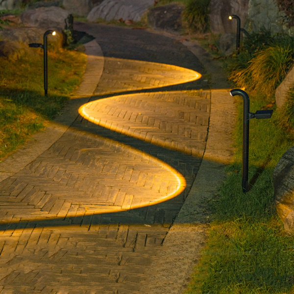 太阳能草坪灯 SL-508 暖光 2个装 蛇形-5