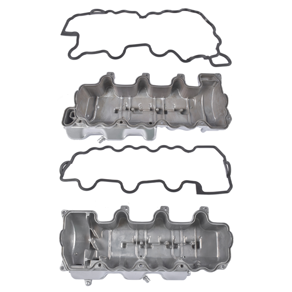 气门室盖 2x Engine Valve Cover Left and Right Fit for Mercedes C280 C320 CLK320 E320 ML320 ML350 S350 SLK320 1998-2006 A1120100530 A1120100430-4