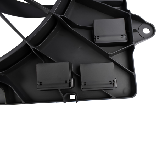 散热器风扇 Radiator Condenser Cooling Fan Fit for Chevrolet Traverse 2018-2020 Buick Enclave 2018-2020 3.6L V6 Black Plastic 84199038 84725046-8