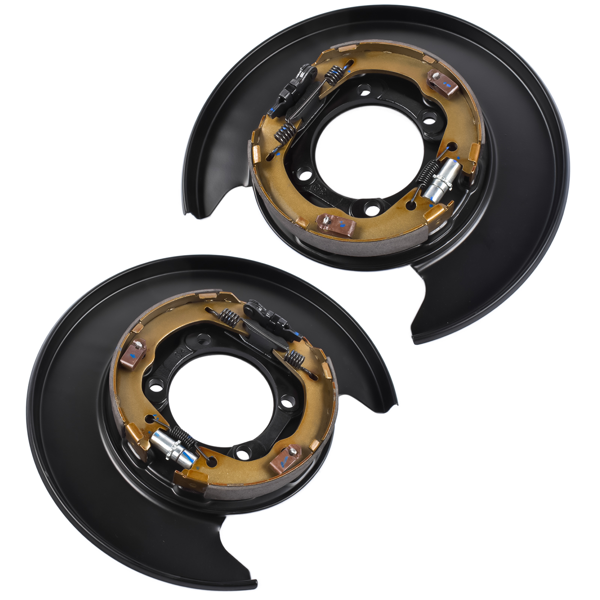 挡泥板总成 Rear Parking Brake LH RH SET Fit for Hyundai Santa Fe 2010-2012 Kia Sorento 2011-2013 2.4L/3.5L 582502P100 582702P100 58250-2P100 58270-2P100-5