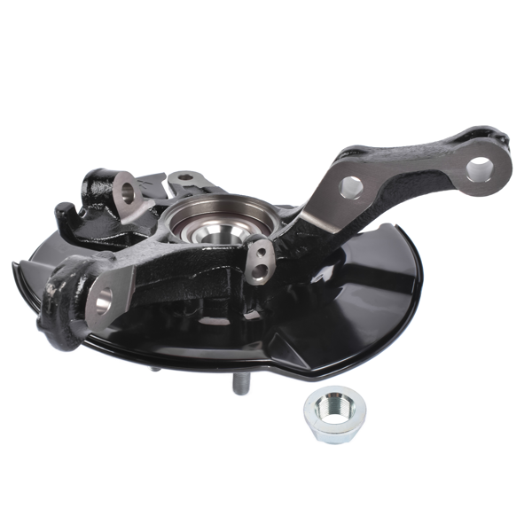转向节总成 Front Right Steering Knuckle & Hub Bearing Assy Replacement for Honda Civic 2012 L4 1.5 1.8L-2