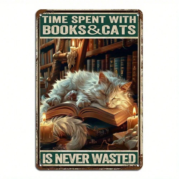 CIFbuy8x12 英寸 ( 20.3x30.5cm )复古风乡村风铝合金标牌适用于家居（TikTok、temu下自提）-1