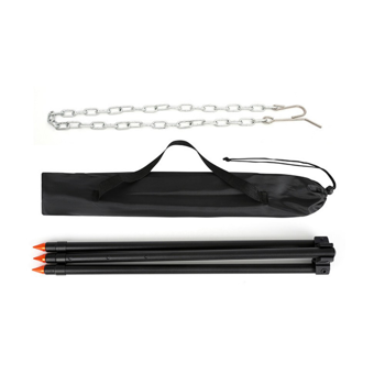 户外篝火三脚架 铝合金三节大号 125cm