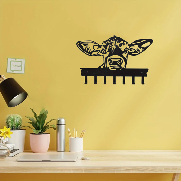 CIFbuy™ 牛形七钩门挂钩 装饰墙面家居收纳配件（TikTok、temu下自提）-2