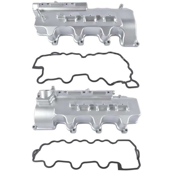 气门室盖 2x Engine Valve Cover Left and Right Fit for Mercedes C280 C320 CLK320 E320 ML320 ML350 S350 SLK320 1998-2006 A1120100530 A1120100430-1