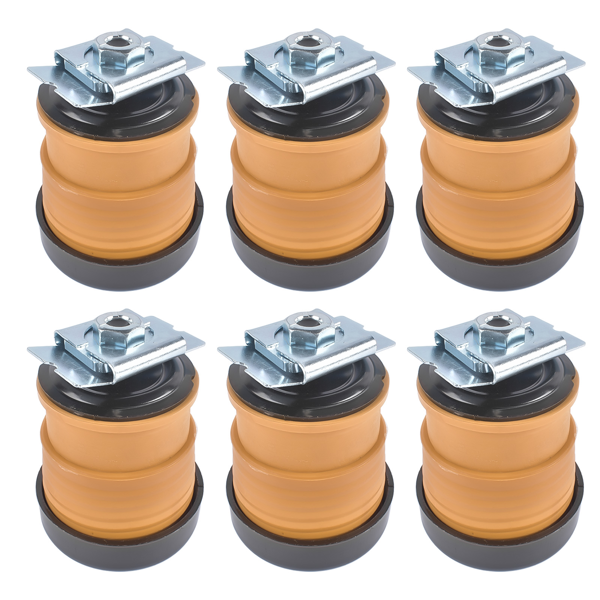 车身安装衬套套件 6Pcs Body Mount Kit Replacement for 08-16 Ford F450 Truck Crew Cab&Chassis 7C3Z1000154AA/AB-2